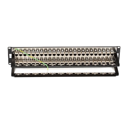 Black Box Cat6 Feed-Through Patch Panel, Shielded,  JPM816A
